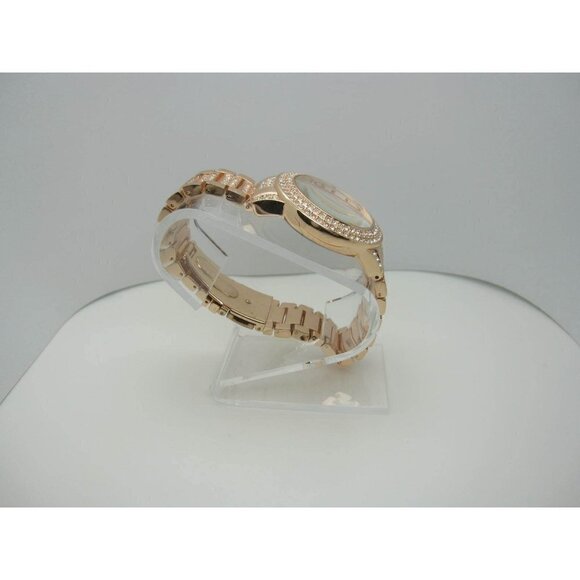 Women's Ashley Quartz Crystals WR Analog Crystal 40mm Dial Watch (C661) - Picture 4 of 12